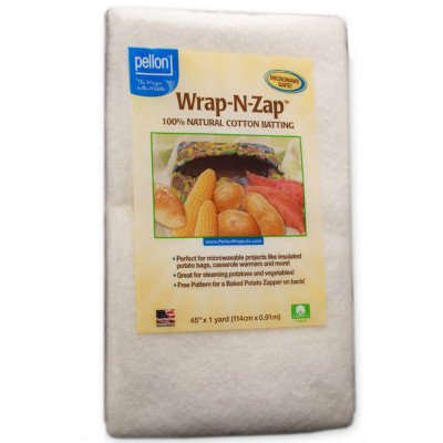 Pellon Wrap-N-Zap Microwave Safe Cotton Batting image # 42958