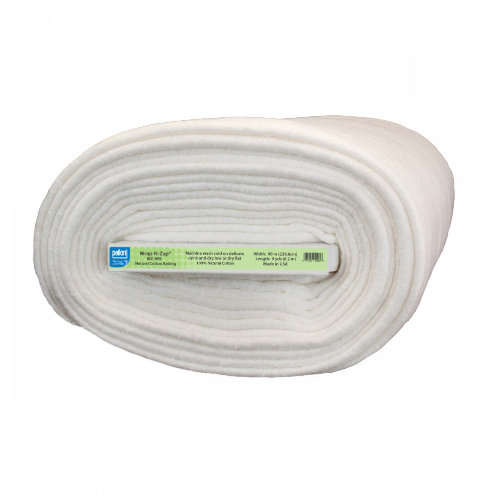 Pellon Wrap-N-Zap Microwave Safe Cotton Batting - 90" Wide by 9yds image # 50004