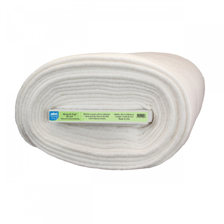 Pellon Wrap-N-Zap Microwave Safe Cotton Batting - 90" Wide by 9yds image # 50004
