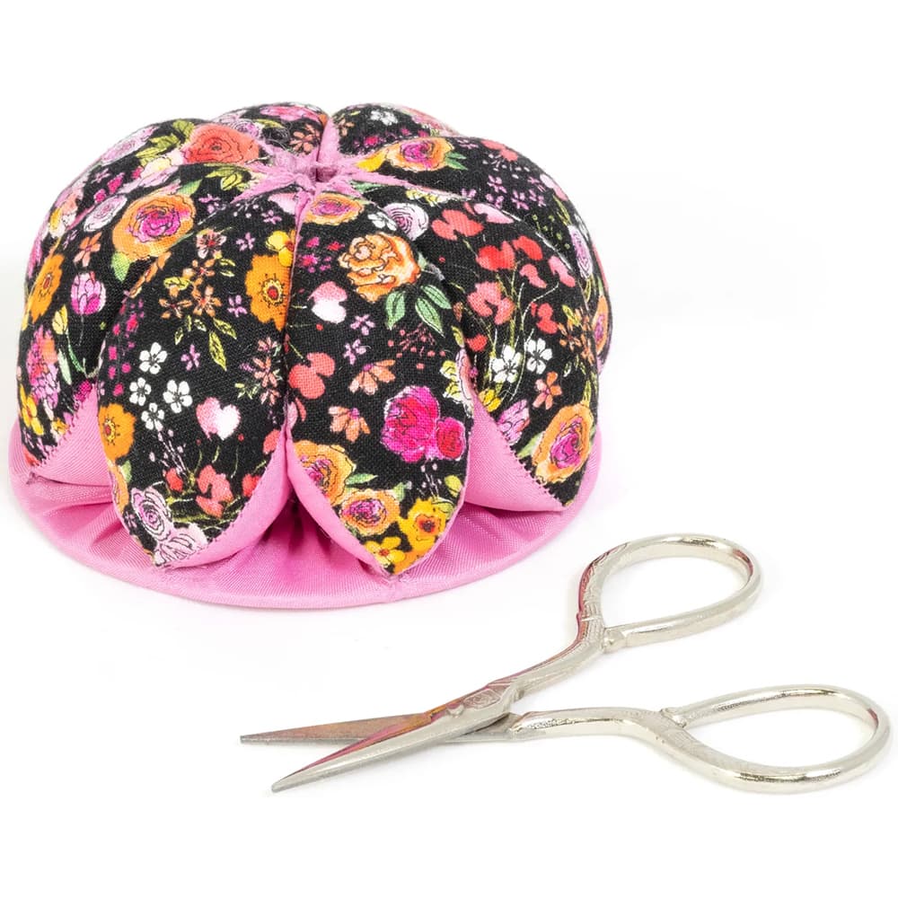 Dritz Floral Pincushion with Scissors image # 100636
