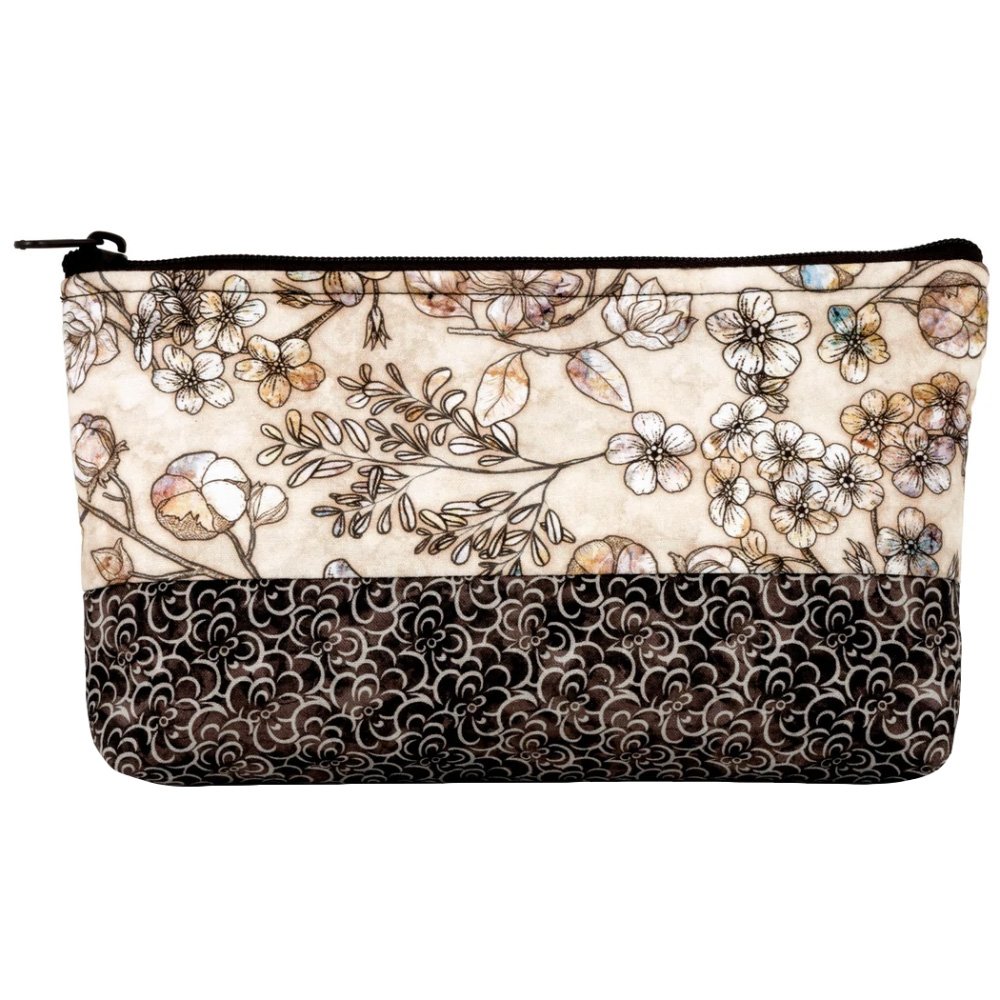 Dritz, Medium Sewing Basket & Accessory Case - Neutral Floral image # 92291