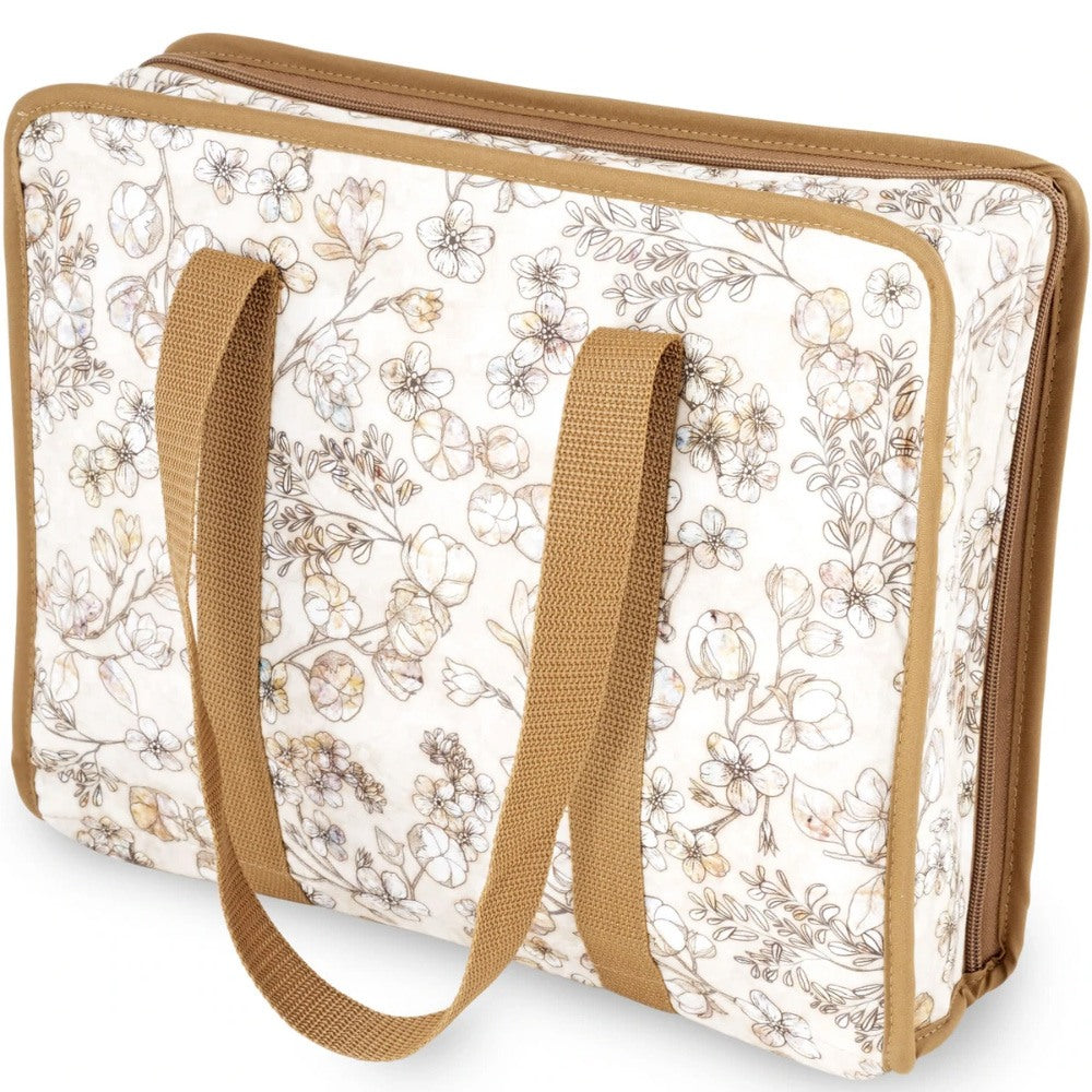 Dritz, All-Purpose Project Organizer Bag - Neutral Floral image # 92259