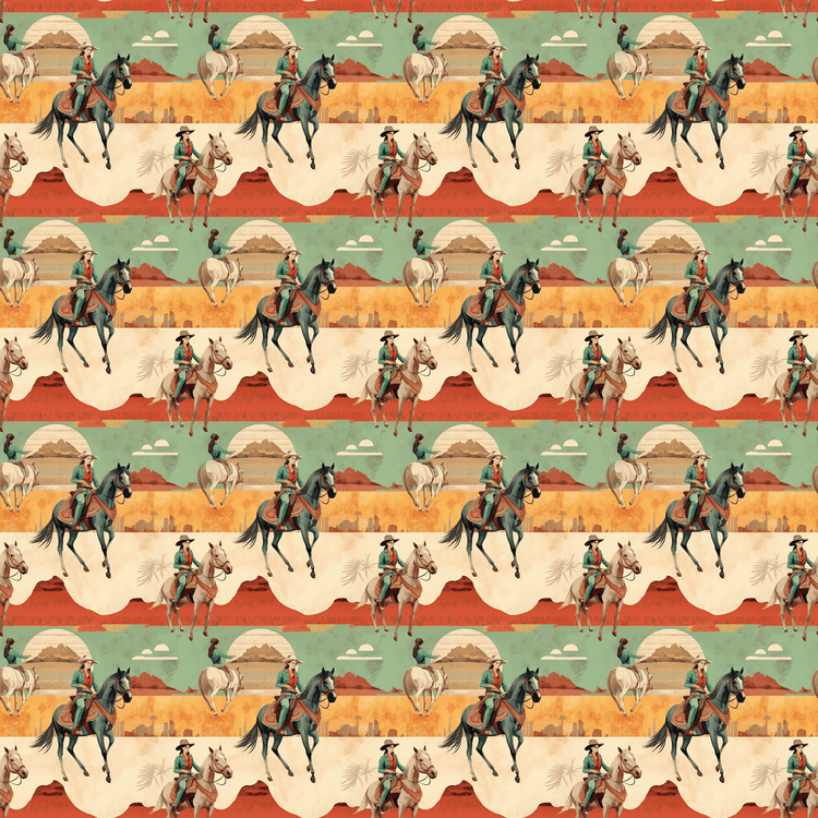 Western Abstract Patterns Abstract Western Pattern #15 Fabric