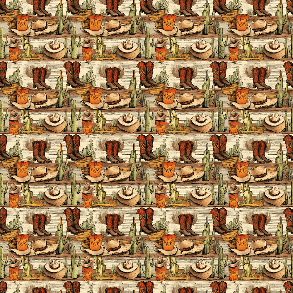 Western Abstract Patterns Abstract Western Pattern #19 Fabric