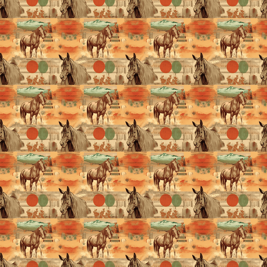 Abstract Western Pattern #3 Fabric