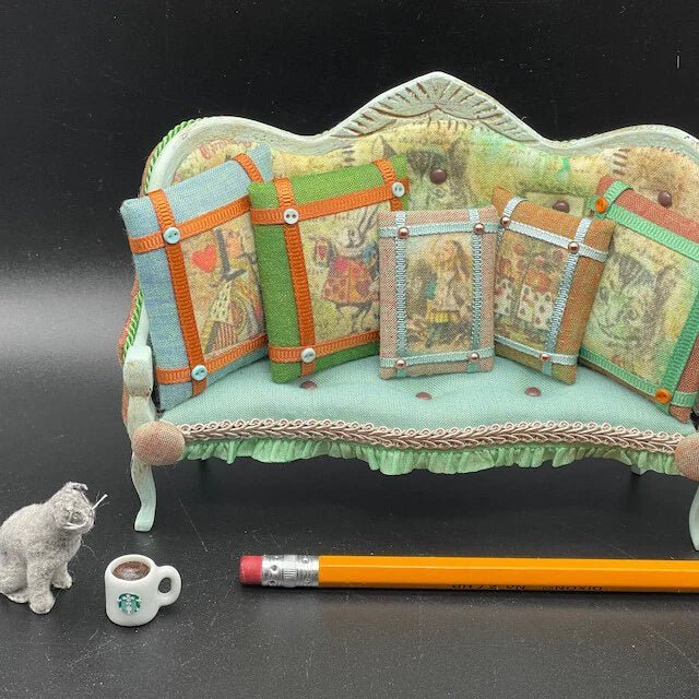 Alice in Wonderland Patchwork Fabric