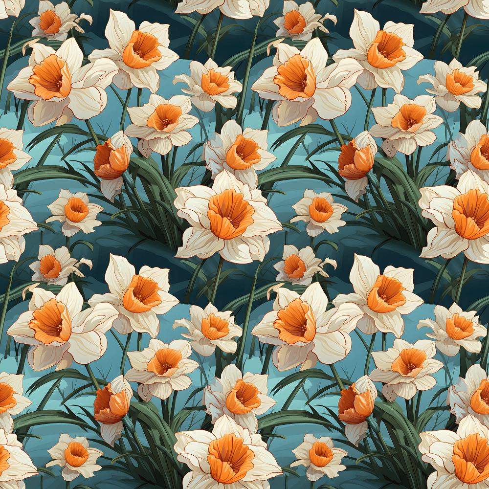 Anime Daffodils #5 Fabric