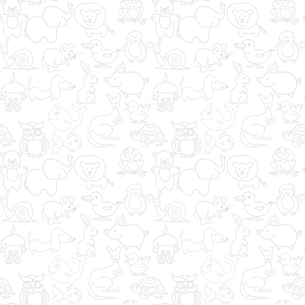 Baby Animals Tone on Tone Fabric