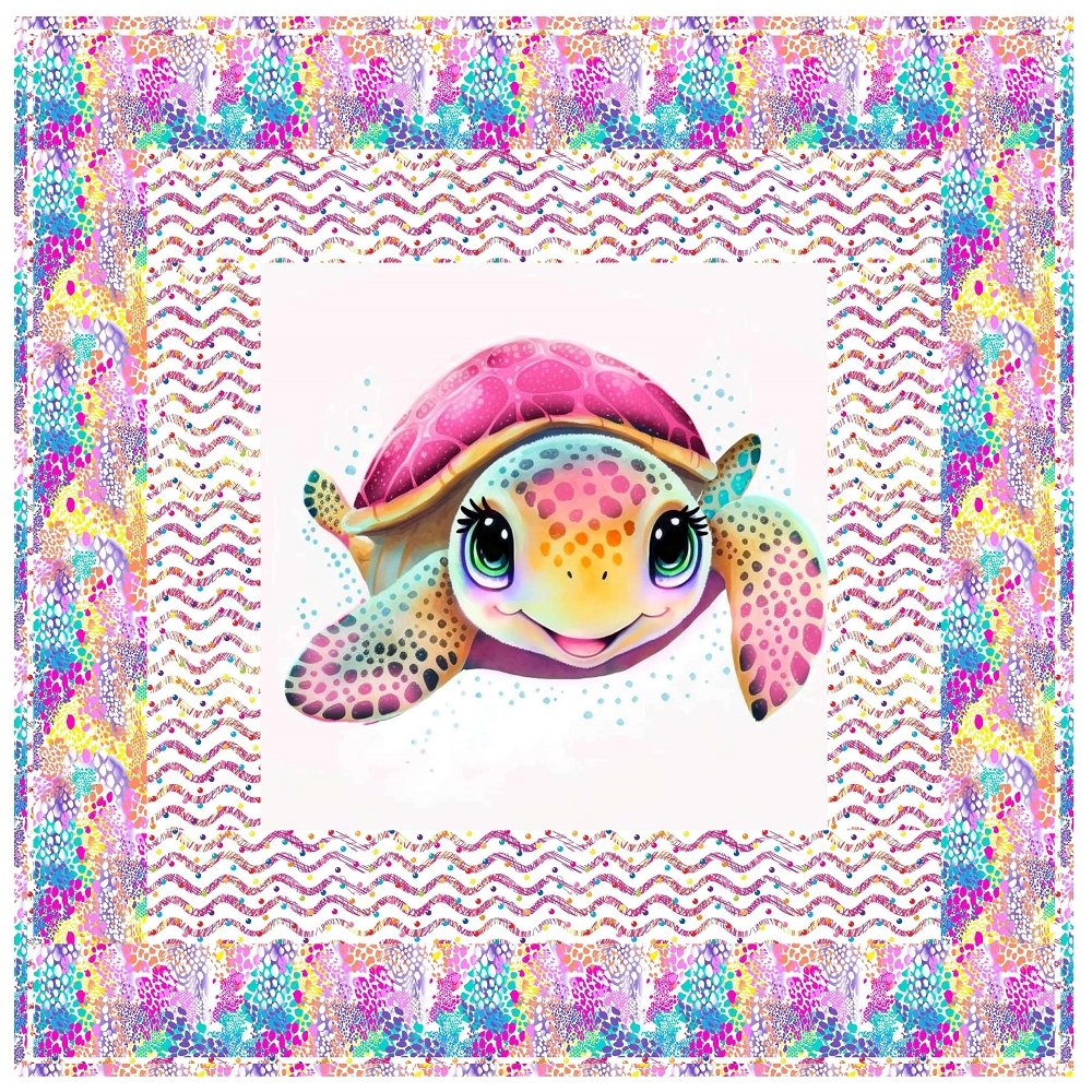 Turtle Patterns Pink Baby Pink Turtle Wall Hanging 42