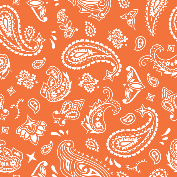 新品未使用 TIMEWORN CLOTHING BANDANA ORANGE New Leaf Bandana- Marmalade Orange - Abracadana
