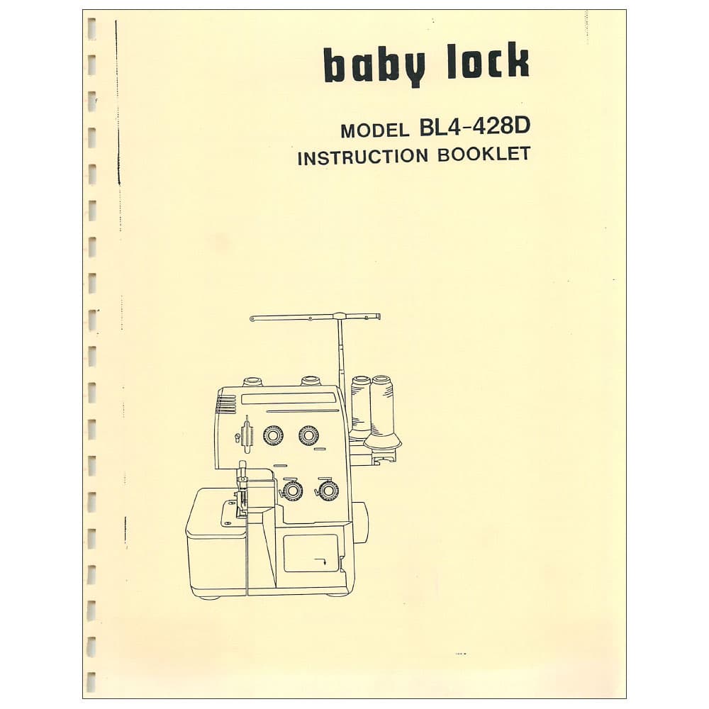 Babylock BL4-428D Instruction Manual image # 121548