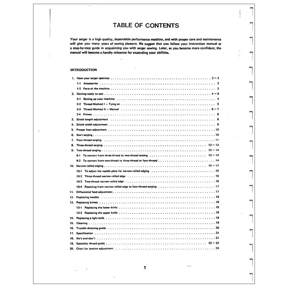 Babylock BL4-428D Instruction Manual image # 121547