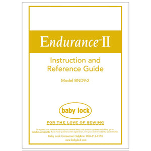 Babylock BND9-2 Endurance 2 Instruction Manual image # 121908