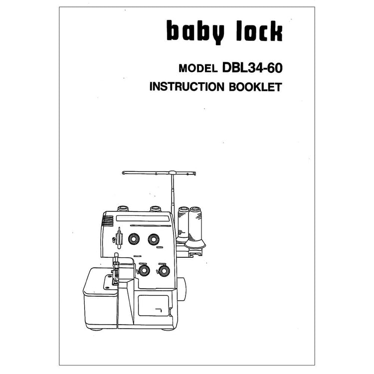 Babylock DBL34-60 Instruction Manual image # 121894