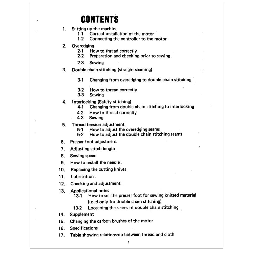Babylock EA-605 Instruction Manual image # 121877