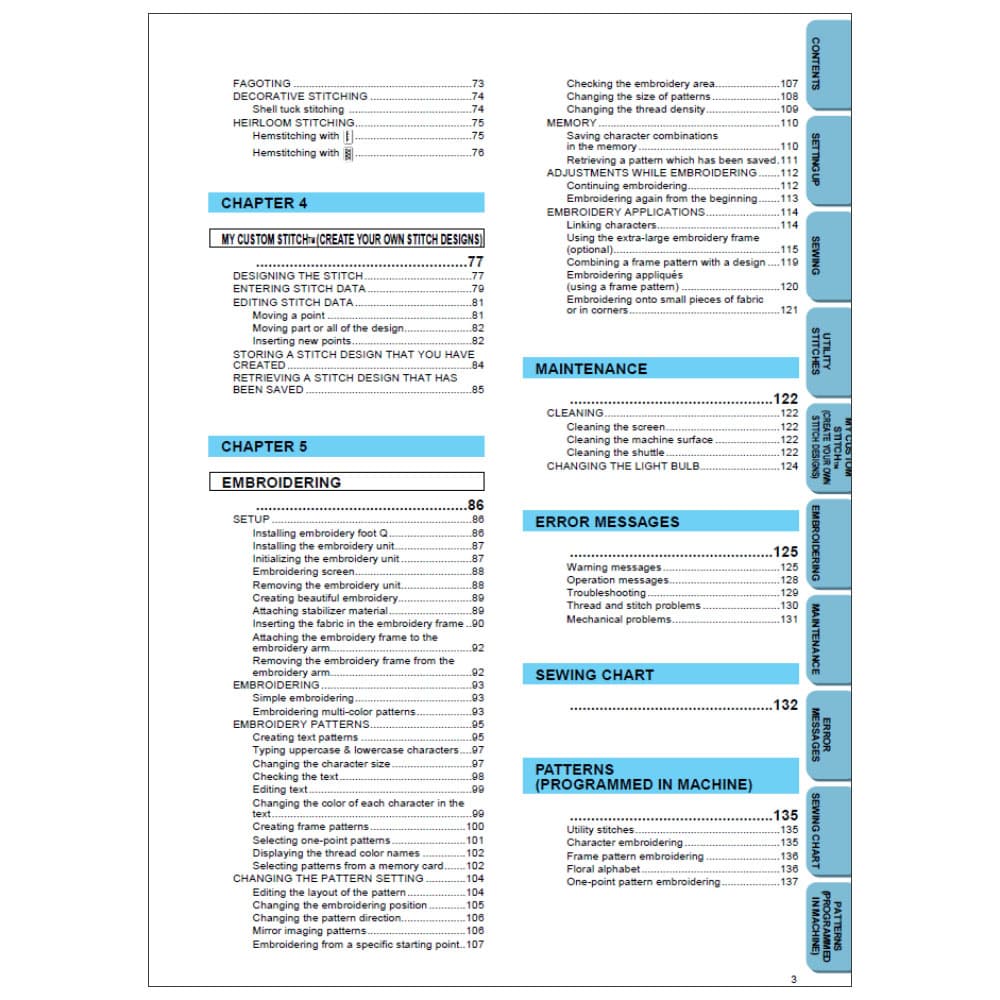 Babylock ESL Ellure Instruction Manual image # 121519