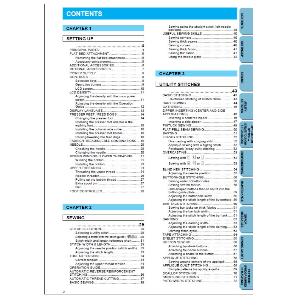 Babylock ESL Ellure Instruction Manual image # 121521