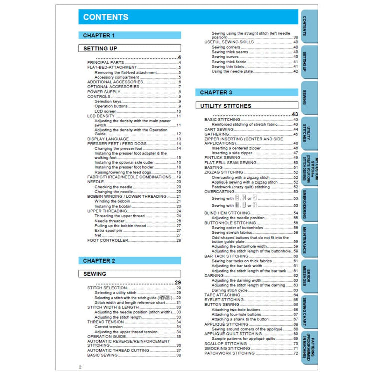 Babylock ESL Ellure Instruction Manual image # 121521