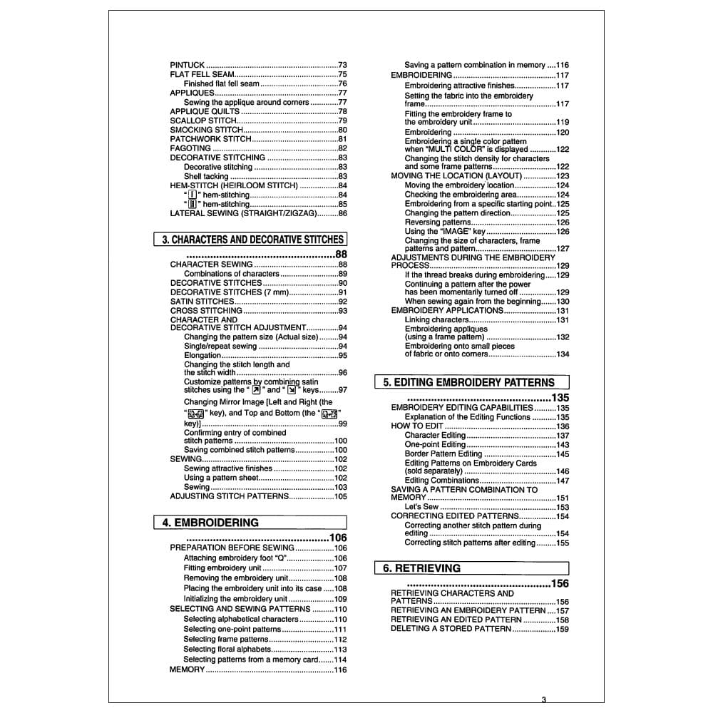 Baby Lock Esante ESE2 Instruction Manual image # 121854
