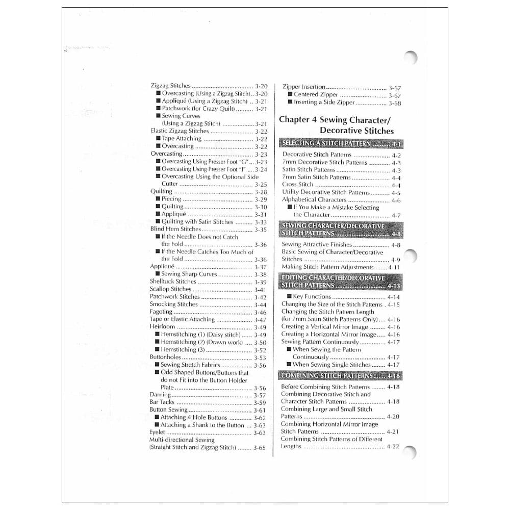 Babylock ESG Ellageo Instruction Manual image # 121848