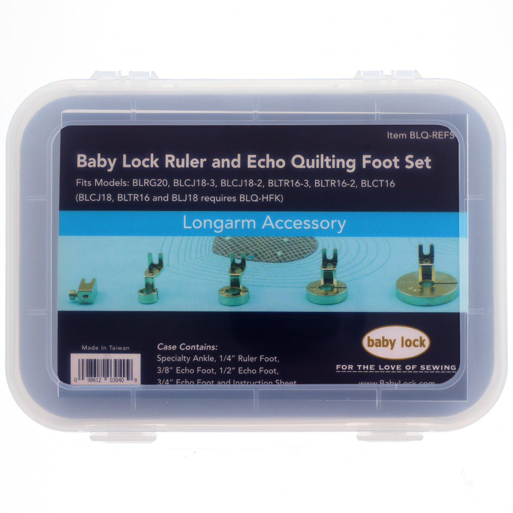 Ruler Echo Foot Set (5pc), Babylock #BLQ-REFS image # 90540