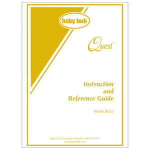 Babylock BLQ2 Quest Instruction Manual image # 122077