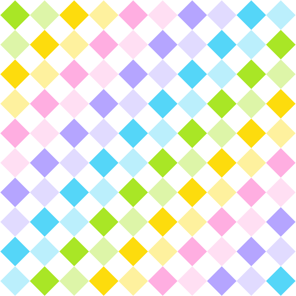 Diamond Check Pattern Checkered Diamond Pattern Basics Fabric - Multi