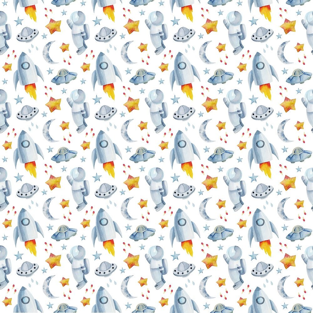 Children's Space Pattern #7 Fabric