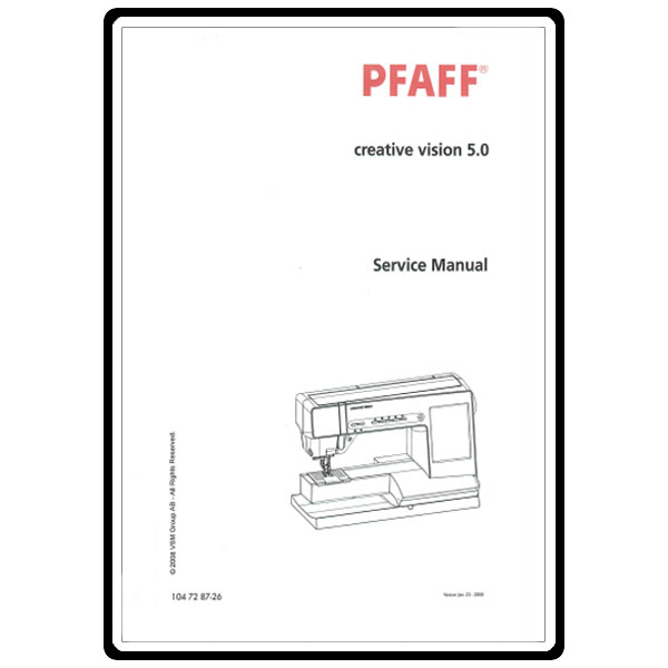 Service Manual, Pfaff Creative 5.0 image # 5923