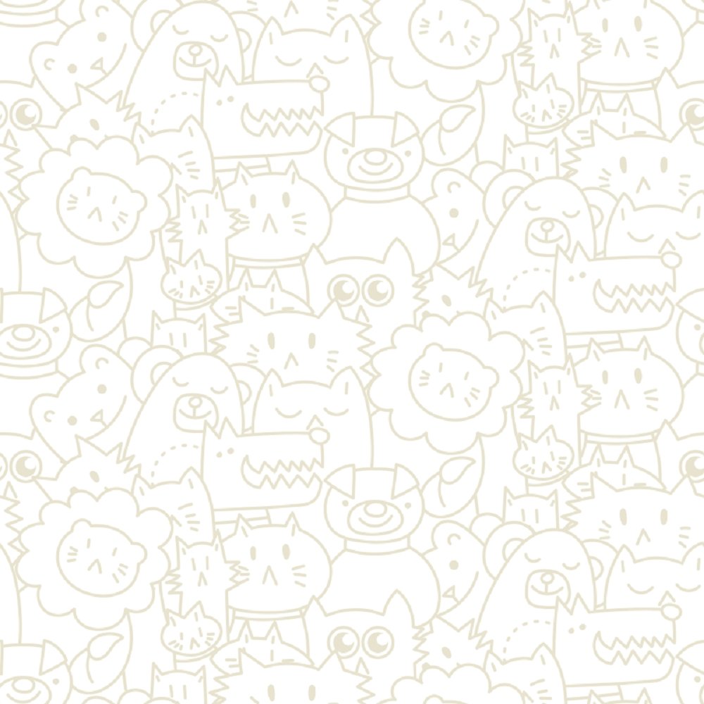 Cute Animals Tone on Tone Fabric