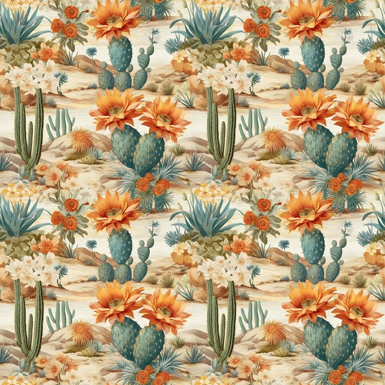Desert Oasis Pattern #6 Fabric