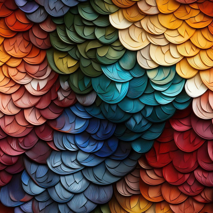 Dragon Scales Pattern #10 Fabric