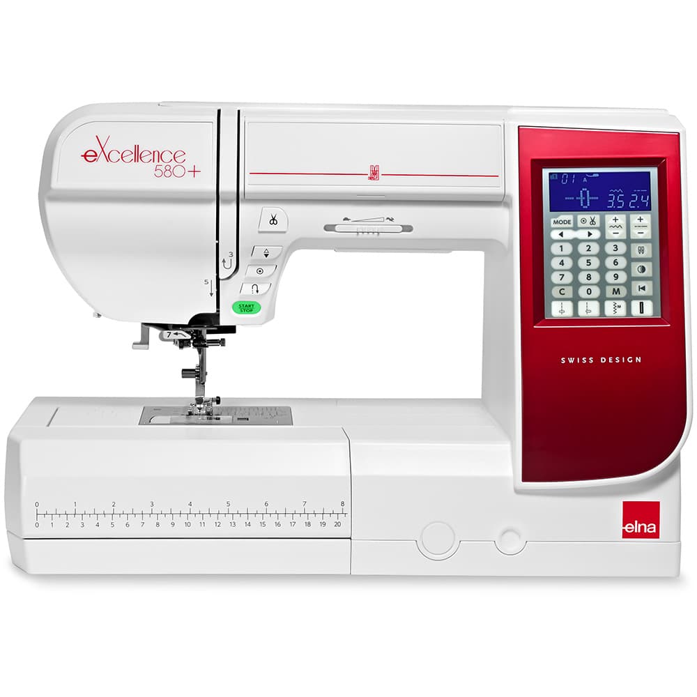 Elna eXcellence 580+ Computerized Sewing Machine image # 99426
