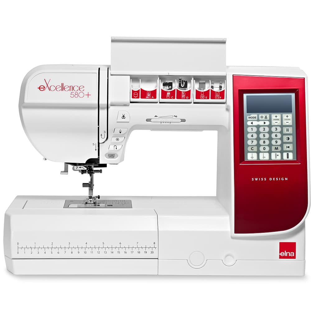 Elna eXcellence 580+ Computerized Sewing Machine image # 99424