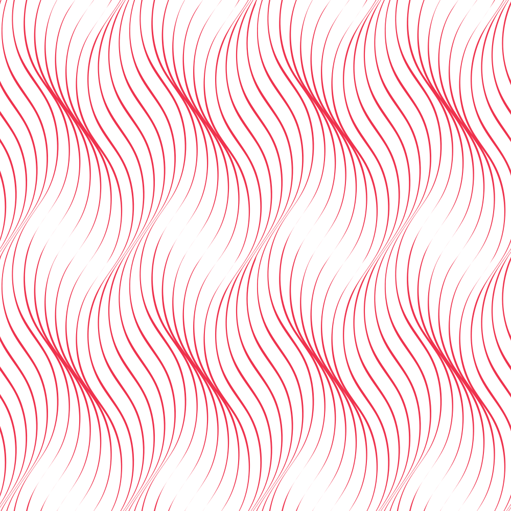 Endless Html Pattern Red Endless Waves Fabric - Red
