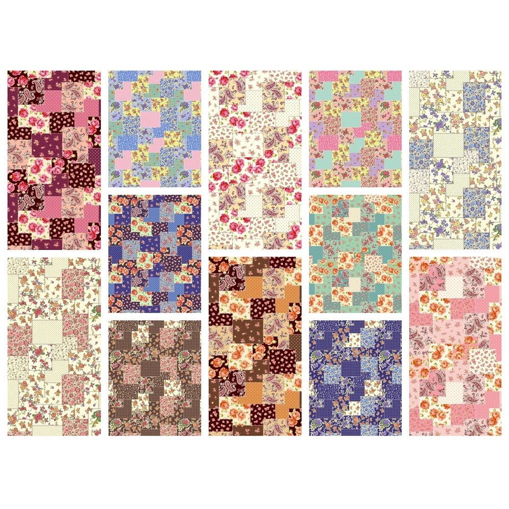artstation - patchwork fabric Images High Quality... Floral Paisley Patchwork Fabric Collection Bundle - 12 Pieces