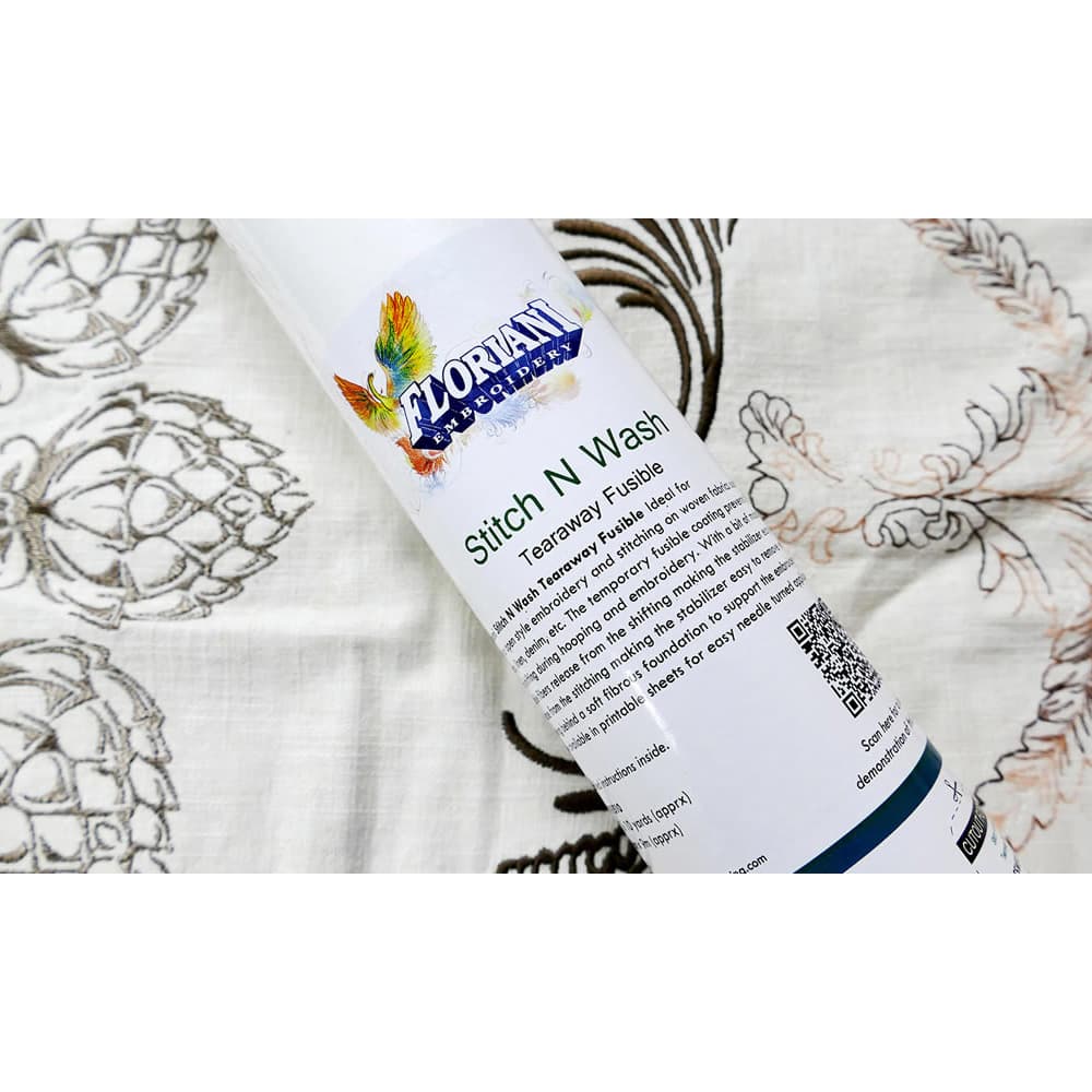 Floriani Stitch N Wash Fusible Tearaway Stabilizer image # 94101