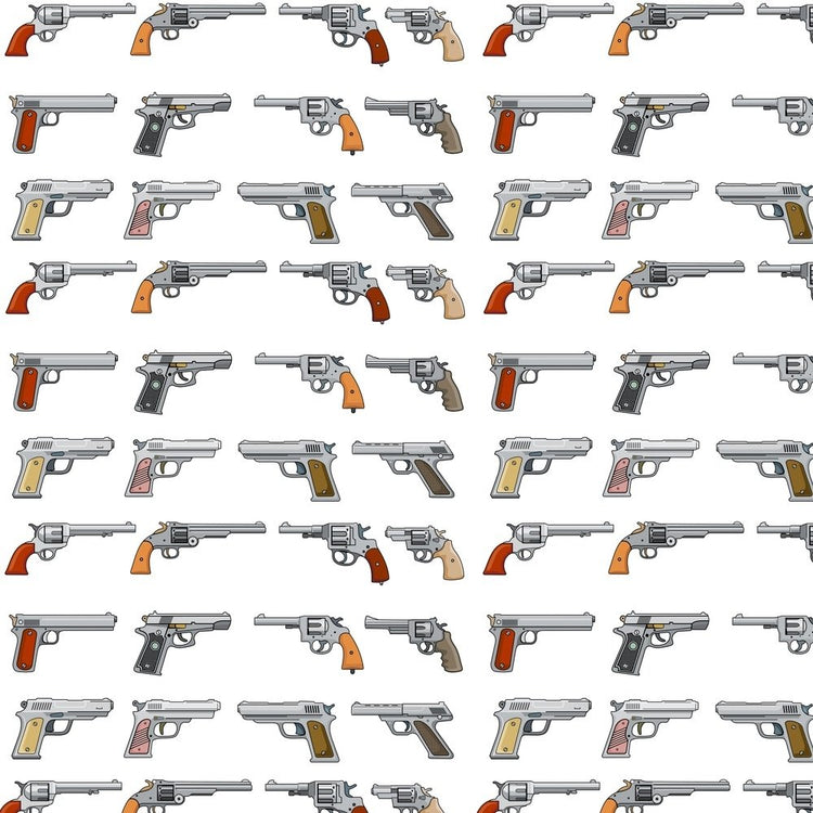 Handgun Collection Fabric