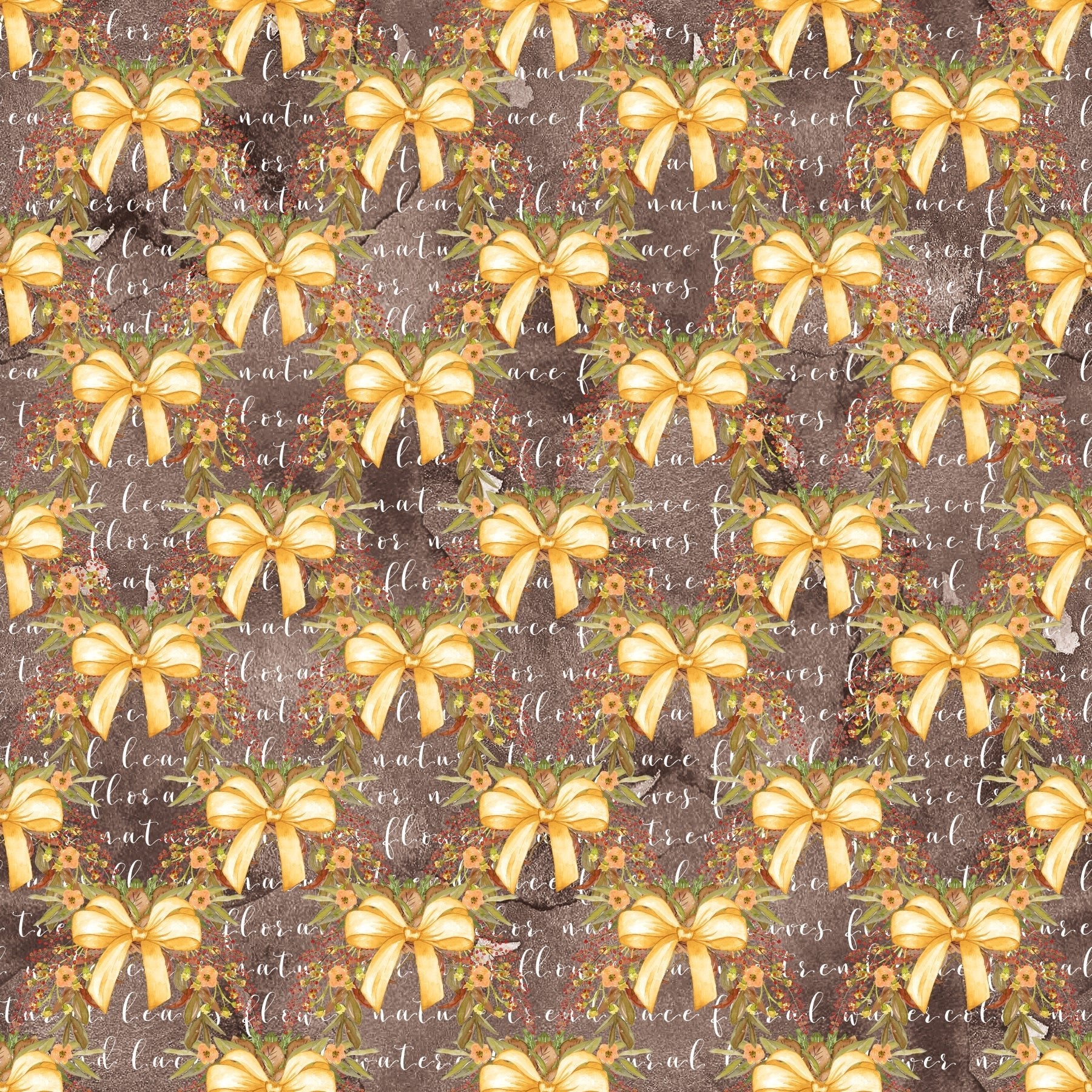 Fall Ribbon Texture Happy Fall Ribbons on Grunge Fabric