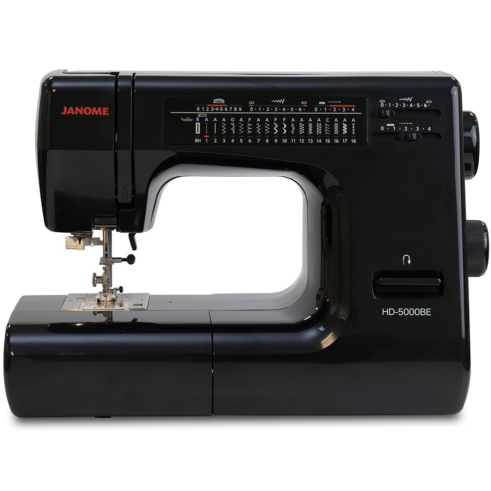 Janome HD-5000 Black Edition Heavy Duty Sewing Machine image # 104484