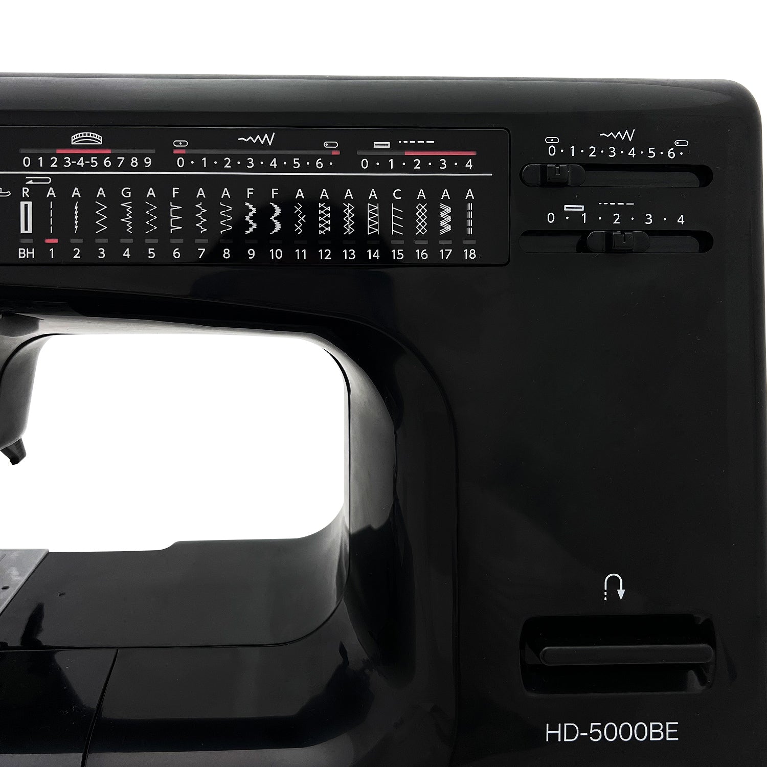 Janome HD-5000 Black Edition Heavy Duty Sewing Machine image # 104488