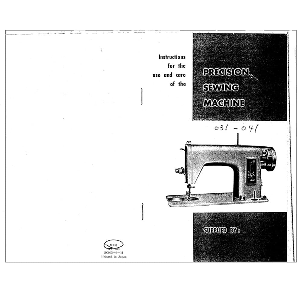 Brother 31 Instruction Manual image # 119738