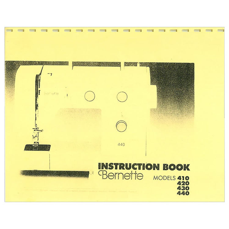 Instruction Manual, Bernette 410 image # 119565