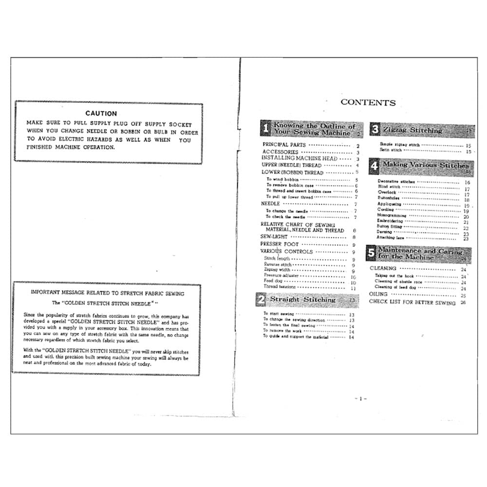 Brother 666 Instruction Manual image # 119741