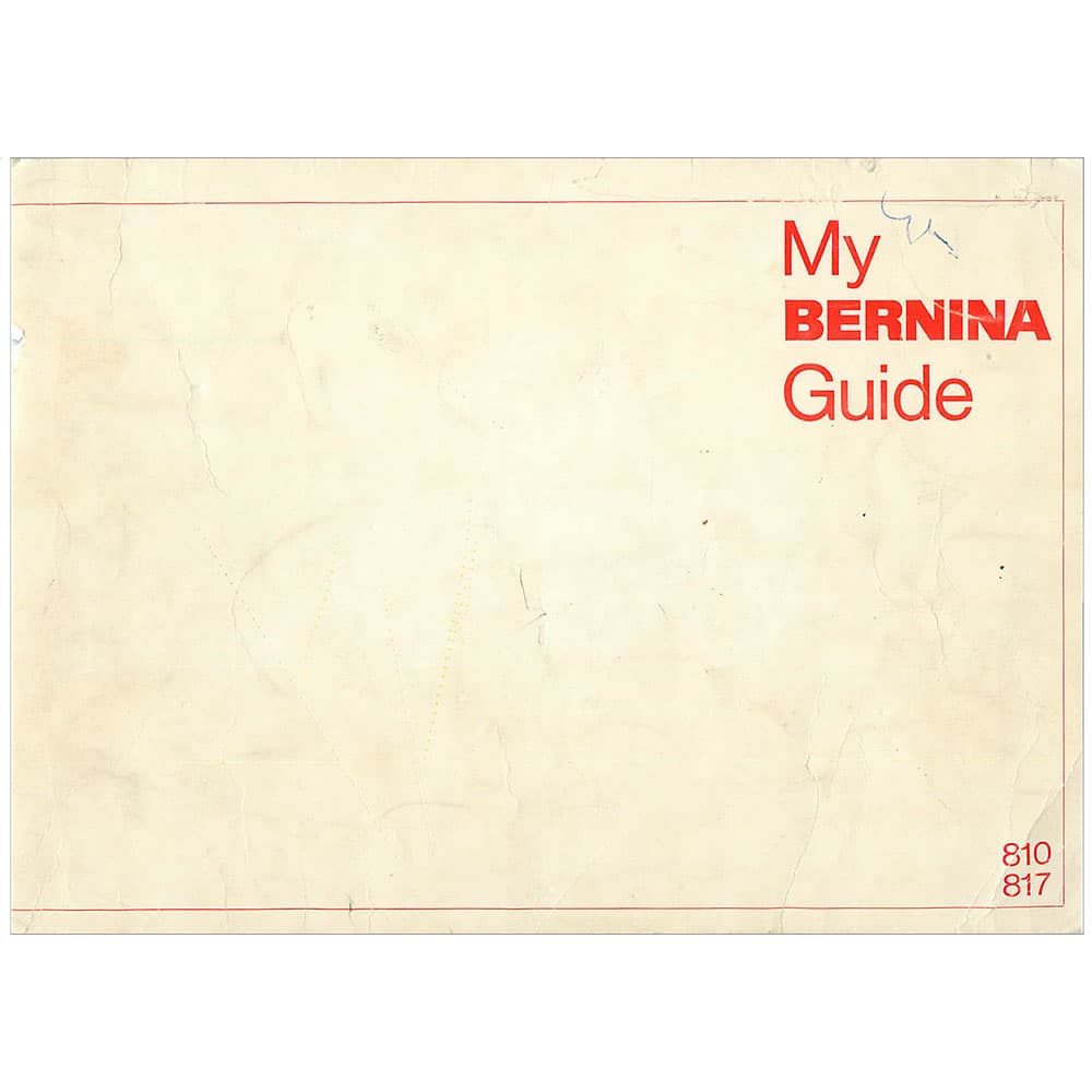 Bernina 810 Instruction Manual image # 119635