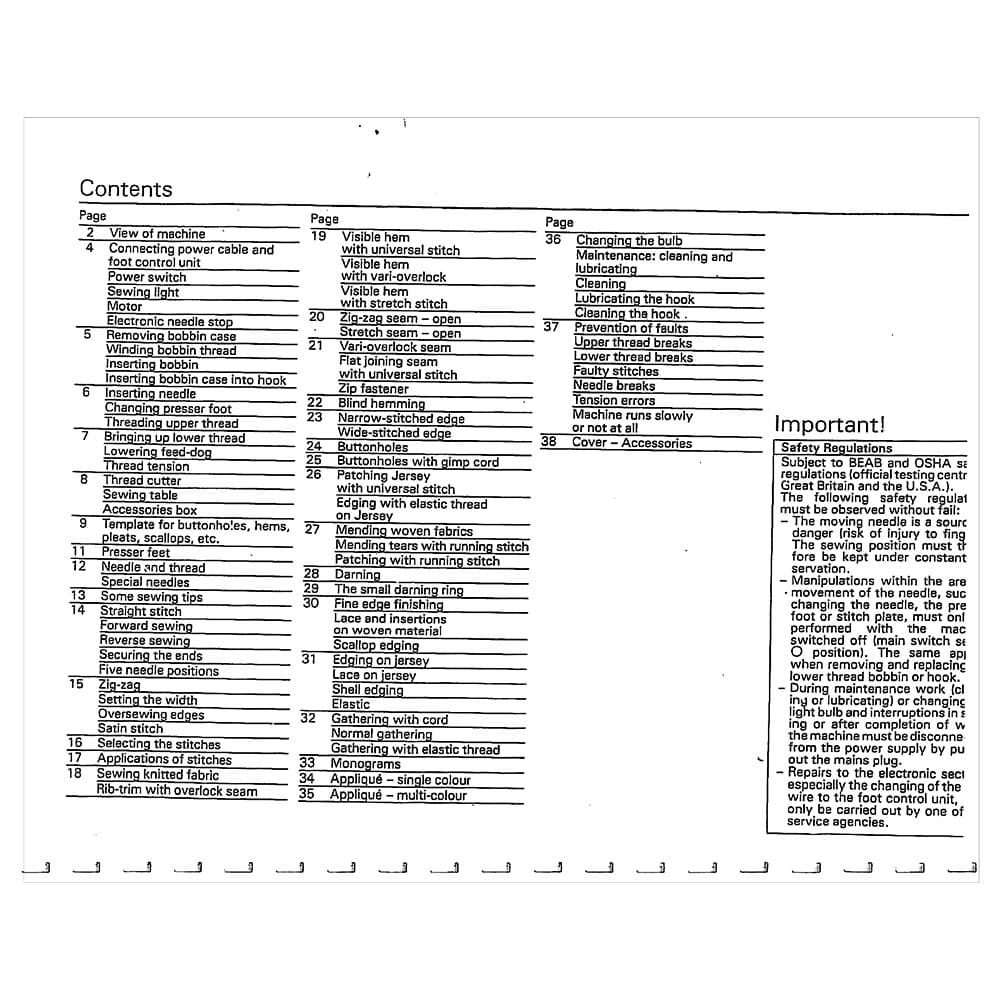 Bernina 910 Instruction Manual image # 119586
