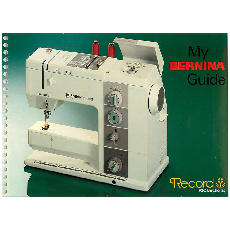 Bernina 930 Record Instructional Manual image # 119686