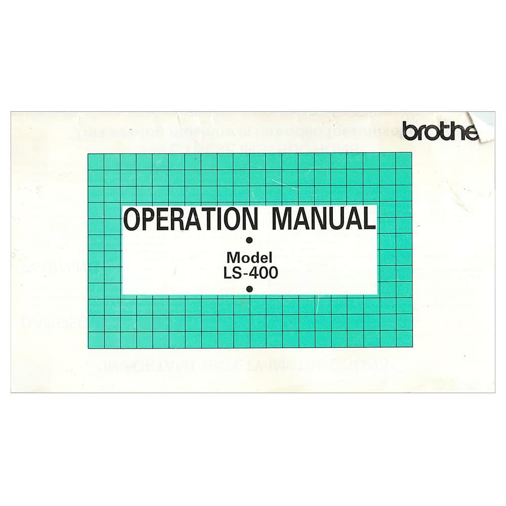 Brother LS-400 Instruction Manual image # 119745