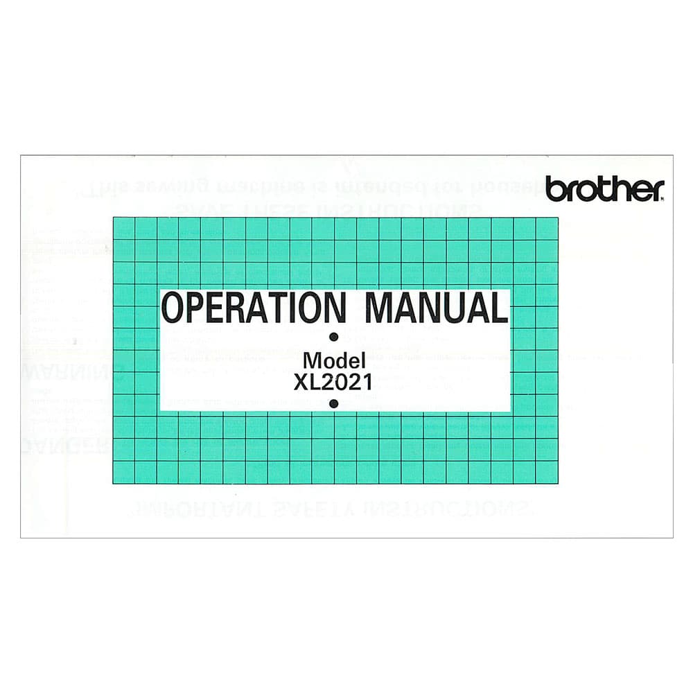 Brother XL2021 Instruction Manual image # 119753