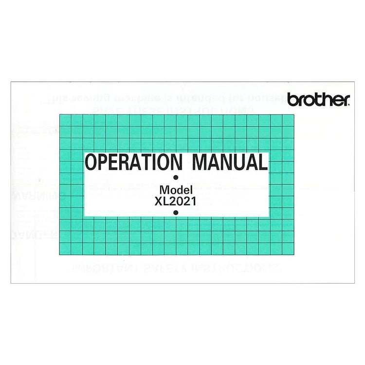 Brother XL2021 Instruction Manual image # 119753